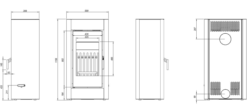 Стальная печь DEFRO HOME SOLUM